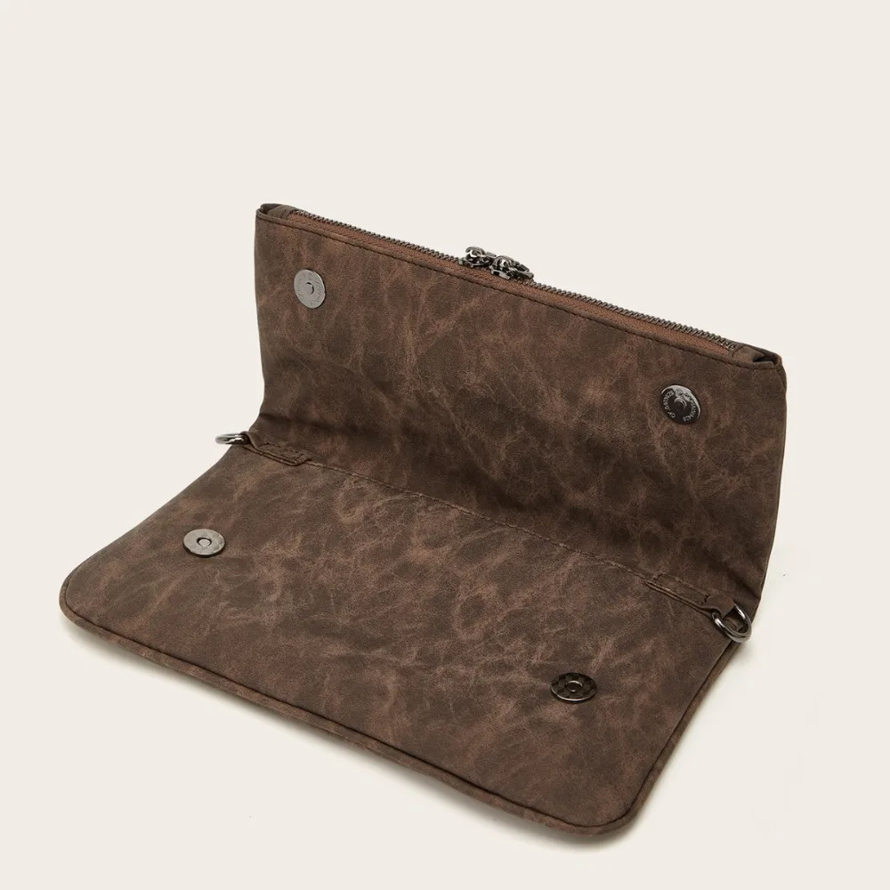sac à main rétro pour femmes, sac à bandoulière simple avec chaîne, haut de gamme et design de niche, sous les bras, nouvelle collection