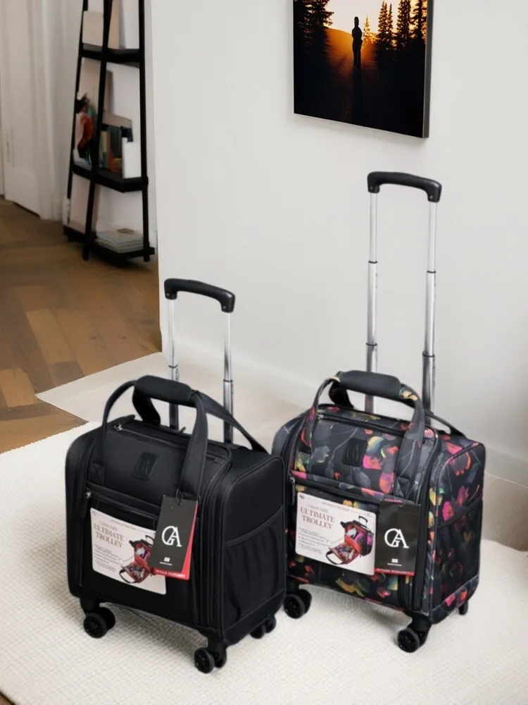 valise à bagages roulante pour conduite aérienne, sous le siège, valise pilote légère de 16 pouces pour hommes et femmes, sacs à roulettes