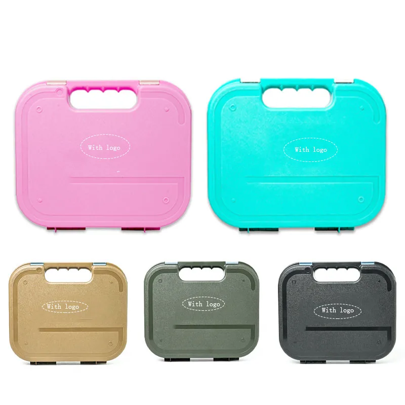 Étui de combinaison en plastique pour pistolet tactique Gloc, boîte de rangement ABS G17 G18 G19, transport de sécurité, boîte de chasse Airsoft, accessoires