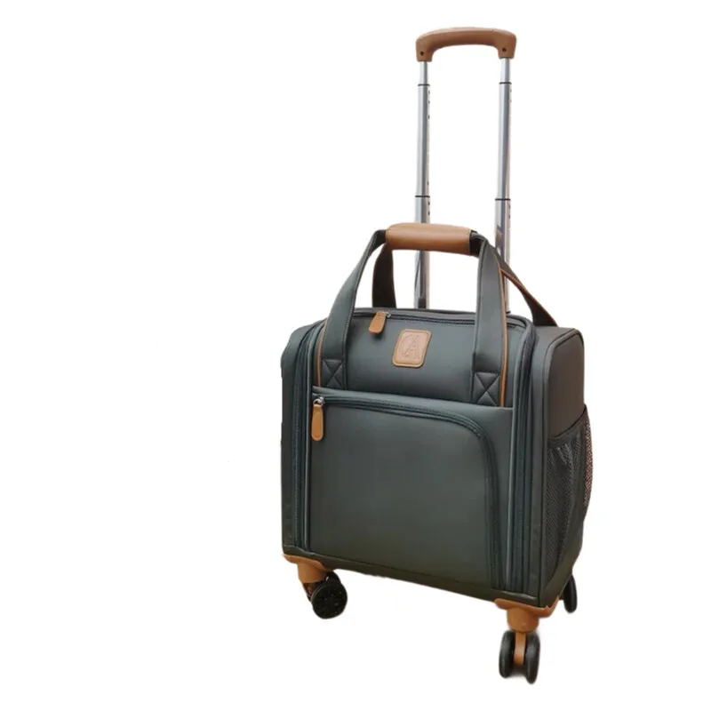 valise à bagages roulante pour conduite aérienne, sous le siège, valise pilote légère de 16 pouces pour hommes et femmes, sacs à roulettes