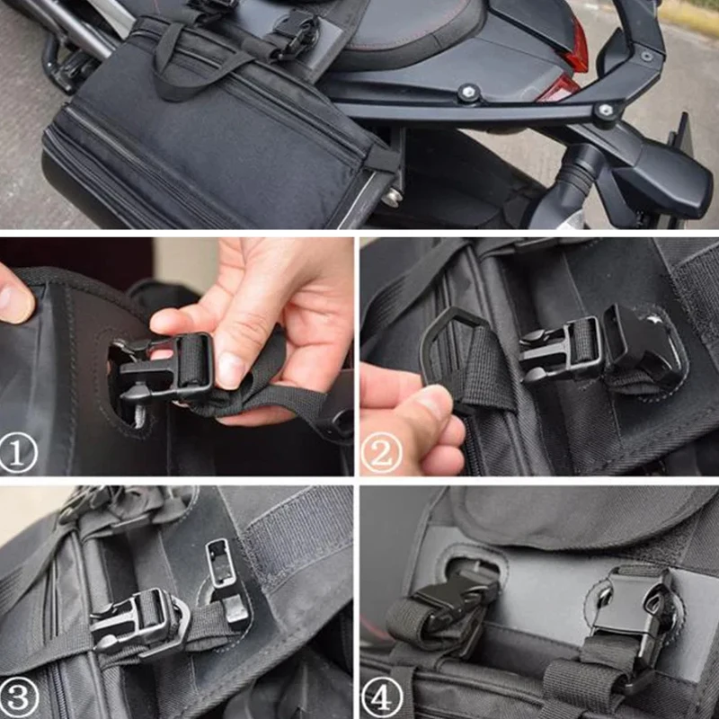 sacs de voyage universels pour casque de moto de course, sacoches de valise pour bmw kawasaki yamaha honda, sac + imperméable