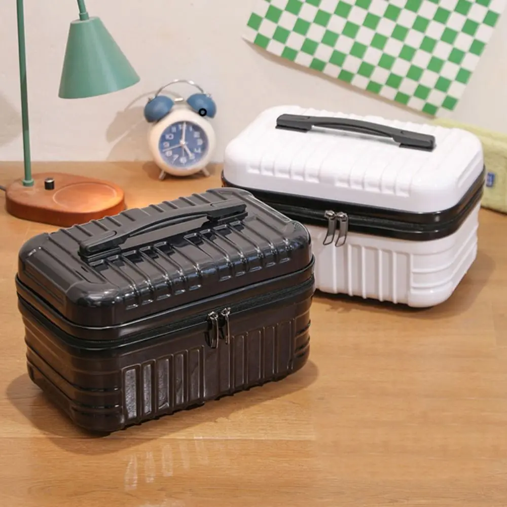 tendance 17 pouces trousse à cosmétiques grande capacité portable trousse de rangement de toilette à la mode étanche trousse de maquillage valise
