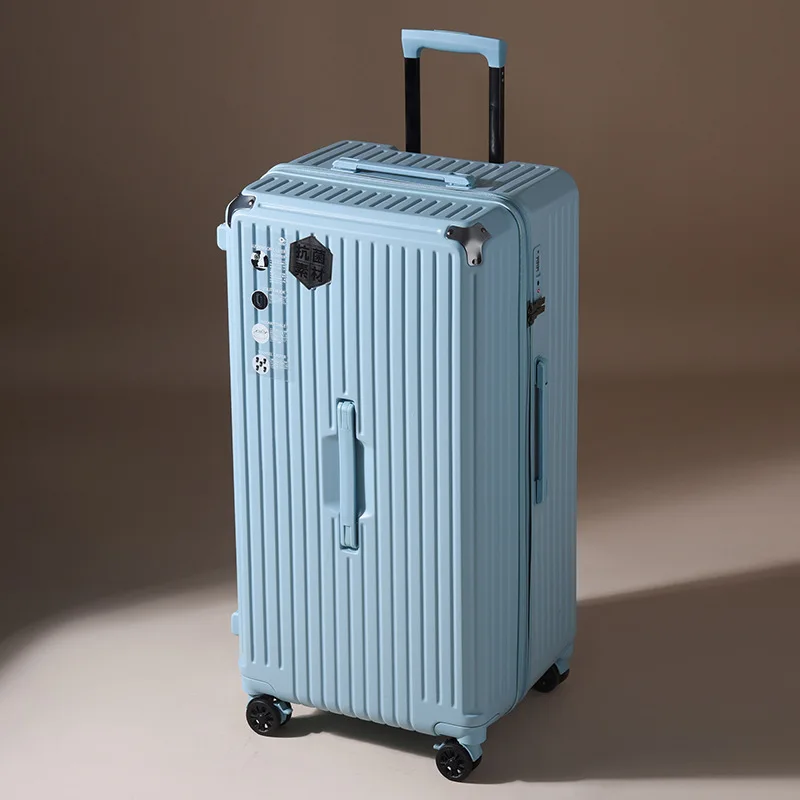 valise à tige de traction pour étudiants, capacité surdimensionnée, frein de 28 pouces, roue universelle, bagage de voyage, mot de passe pour hommes et femmes, boîte de voyage de 32 pouces