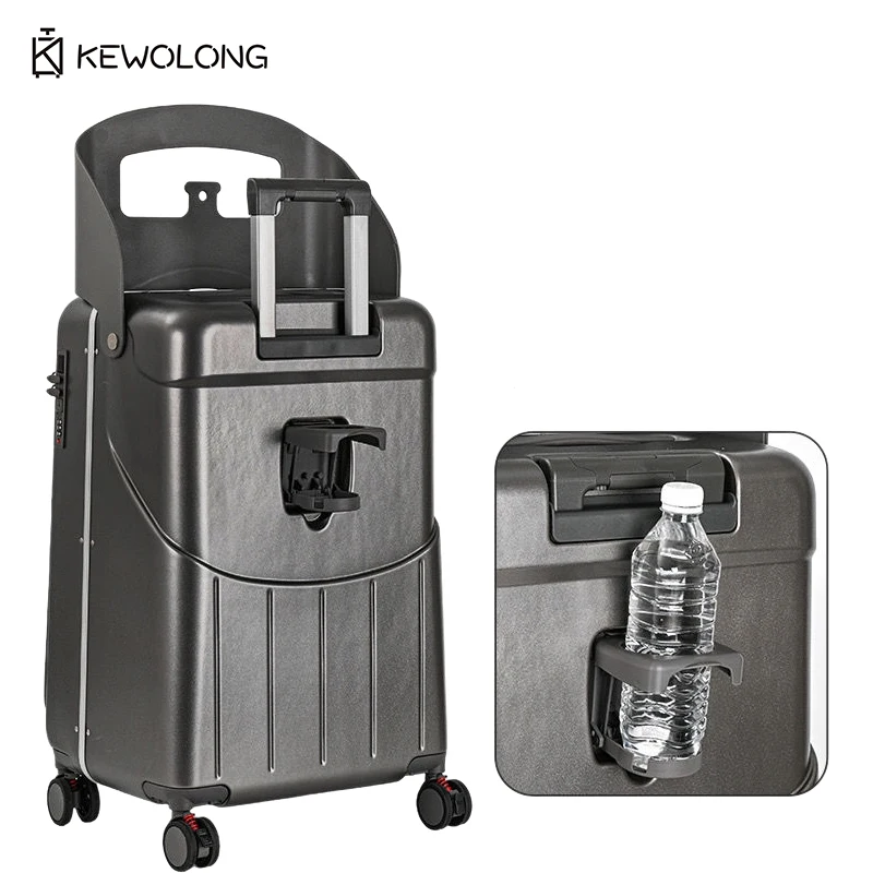 valise ride on pour enfants, bagage pour enfants de 20/24 pouces avec roulettes, fonction poussette, laisse mains libres, aide de voyage pour maman