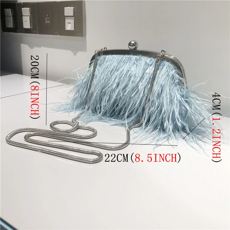 sac à poignée de marque de luxe 2025 mode femme portefeuille rétro lux sac à bandoulière nouveau tempérament plumes perle chaîne bandoulière pochette