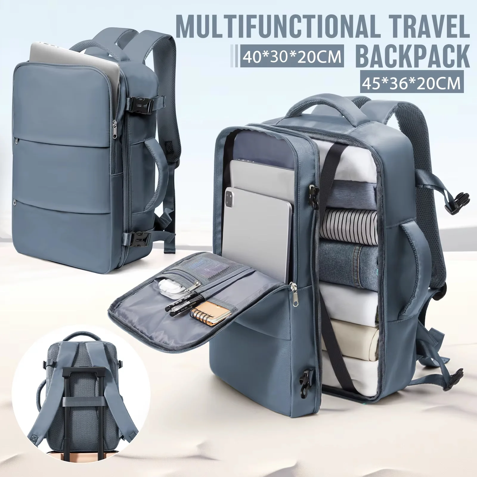 ryanair 40x30x20 sac à dos de voyage cabine avion easyjet 45x36x20 valises sac à dos étanche ordinateur portable packbag cabine sac à bagages