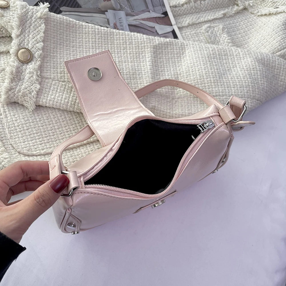 sacs à main de luxe sous les bras pour femmes, sacs à ati elles pour filles, sacs y2k, cuir pu, imperméables, design d'amour, épicé, initié, 2023