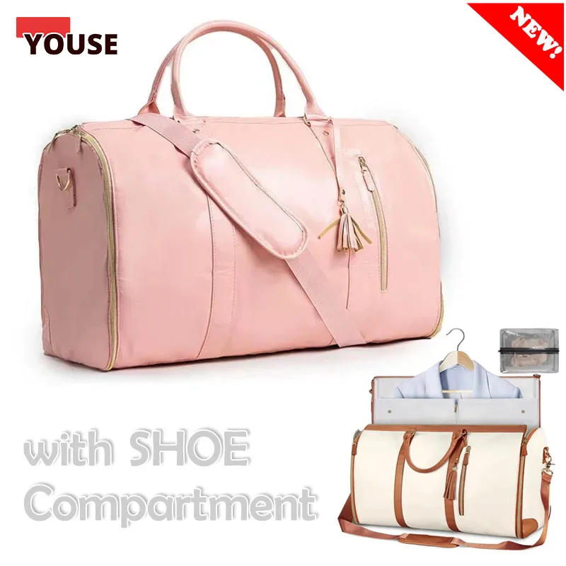 sac de sport de voyage de grande capacité pour femme, sac à main pliable, sac de costume imperméable, fourre-tout pour vêtements, sac de sport, sacs de fitness en plein air