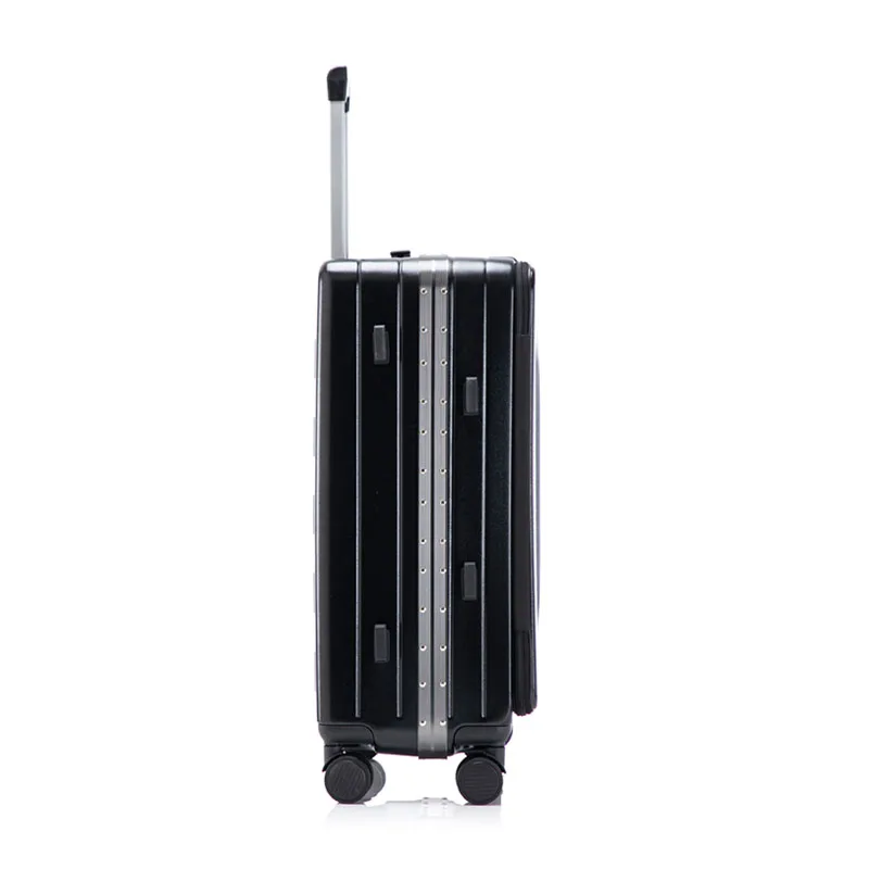 boîte à bagages avec cadre et poignée en aluminium, adaptée aux voyages, bagage à main de 20 à 24 pouces, disponible en différentes couleurs