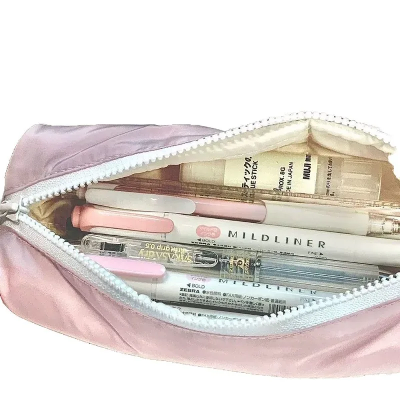 pochette à crayons de grande capacité, boîte à crayons, sacs de rangement de bureau, trousse à crayons, sac à stylos, sac de papeterie, fournitures scolaires