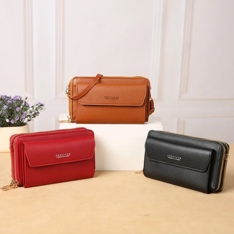 sac à main multi cartes pour femmes, sac à bandoulière décontracté de grande capacité, paquet de téléphone portable, nouveau style à la mode