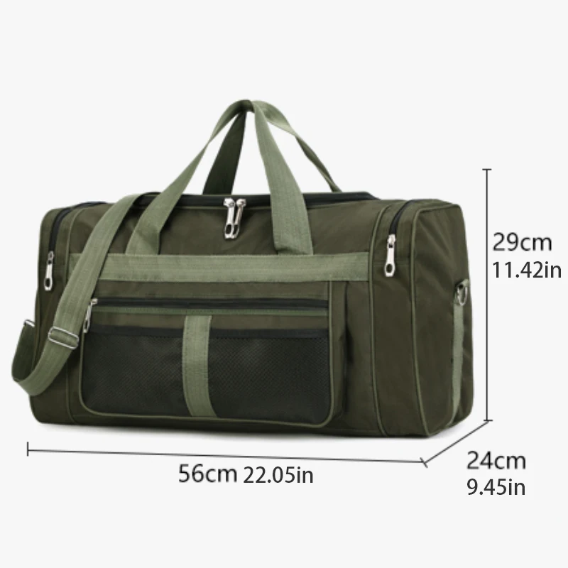 1 sac de rangement de bagages de grande capacité, sac à main de voyage portable, épaule ou bandoulière, sac de fitness