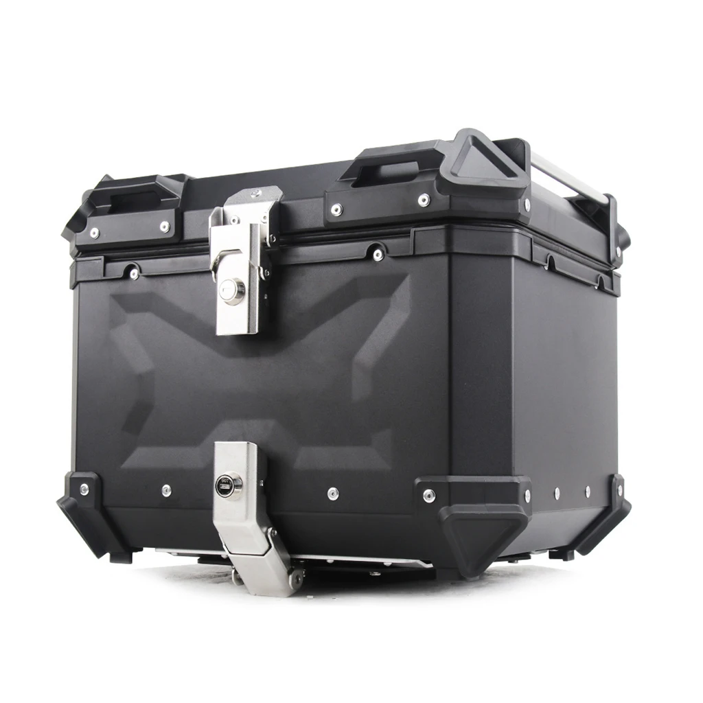 coffre arrière de moto en aluminium 36l 45l 55l 65l 80l 100l, valises de moto, boîte arrière de rangement, boîte supérieure