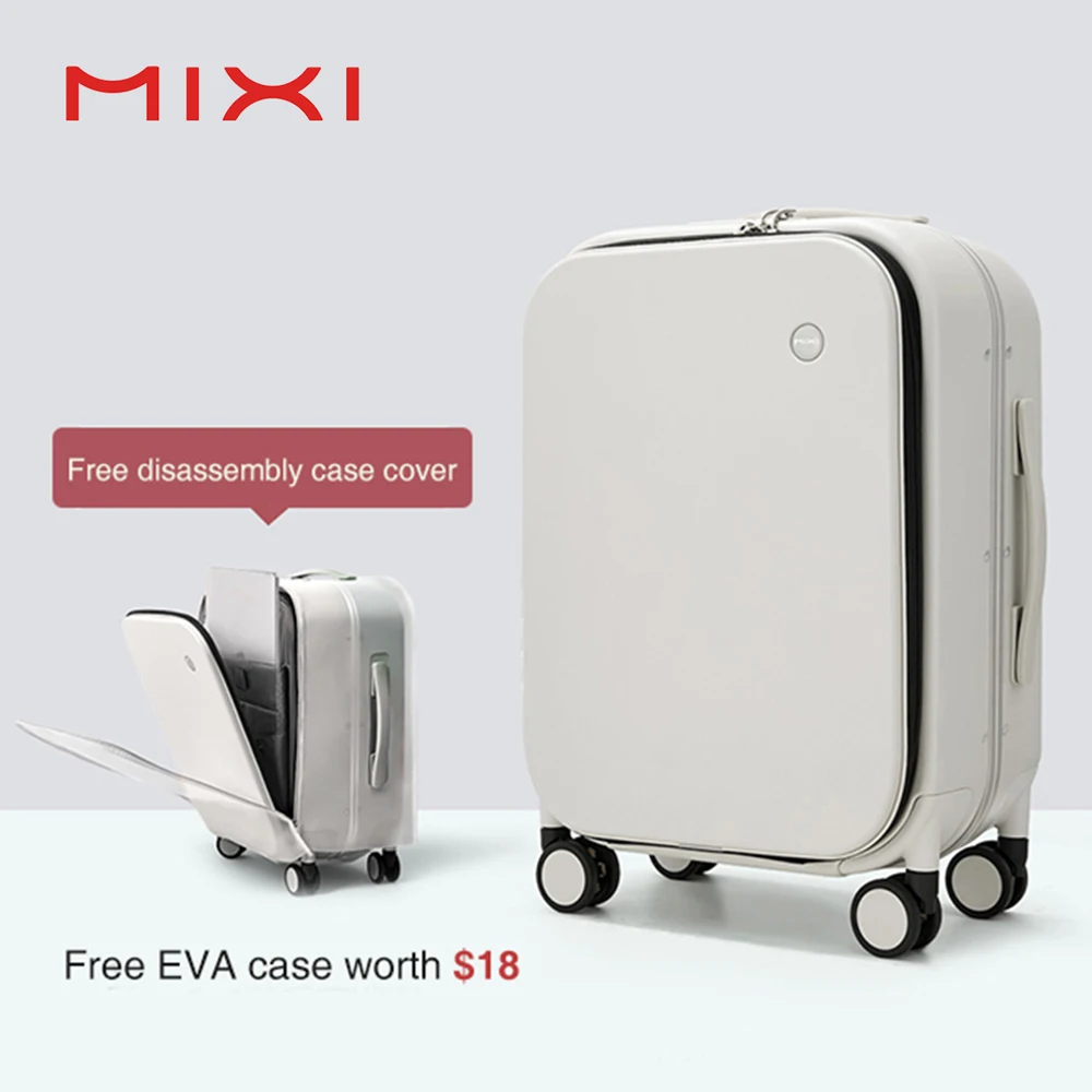 rei-valise à cadre en aluminium, design brevet, bagage à main et à roulettes, belle cabine d'embarquement, 18, 20, 24 pouces, m9260