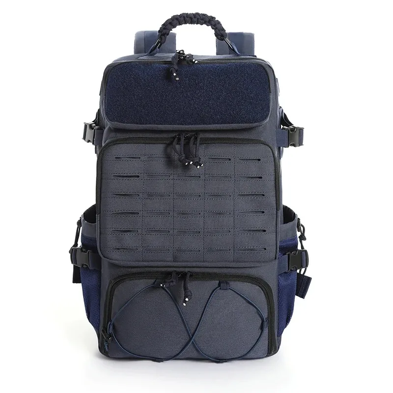 grand sac à dos à bagages avec système modulaire, plusieurs compartiments et espace pour chaussures