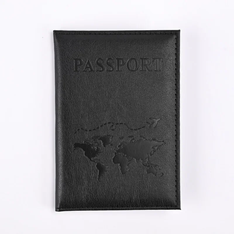 couverture de passeport d'avion femmes hommes étui de passeport de voyage en cuir rose mignon passeport portefeuille sac à main fille porte passeport