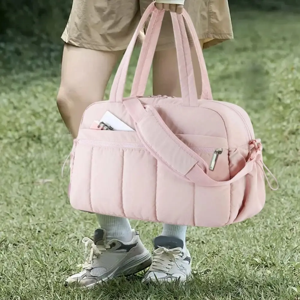 sac polochon de voyage de grande capacité, séparation sèche et humide, valise de voyage étanche, légère, style nuage