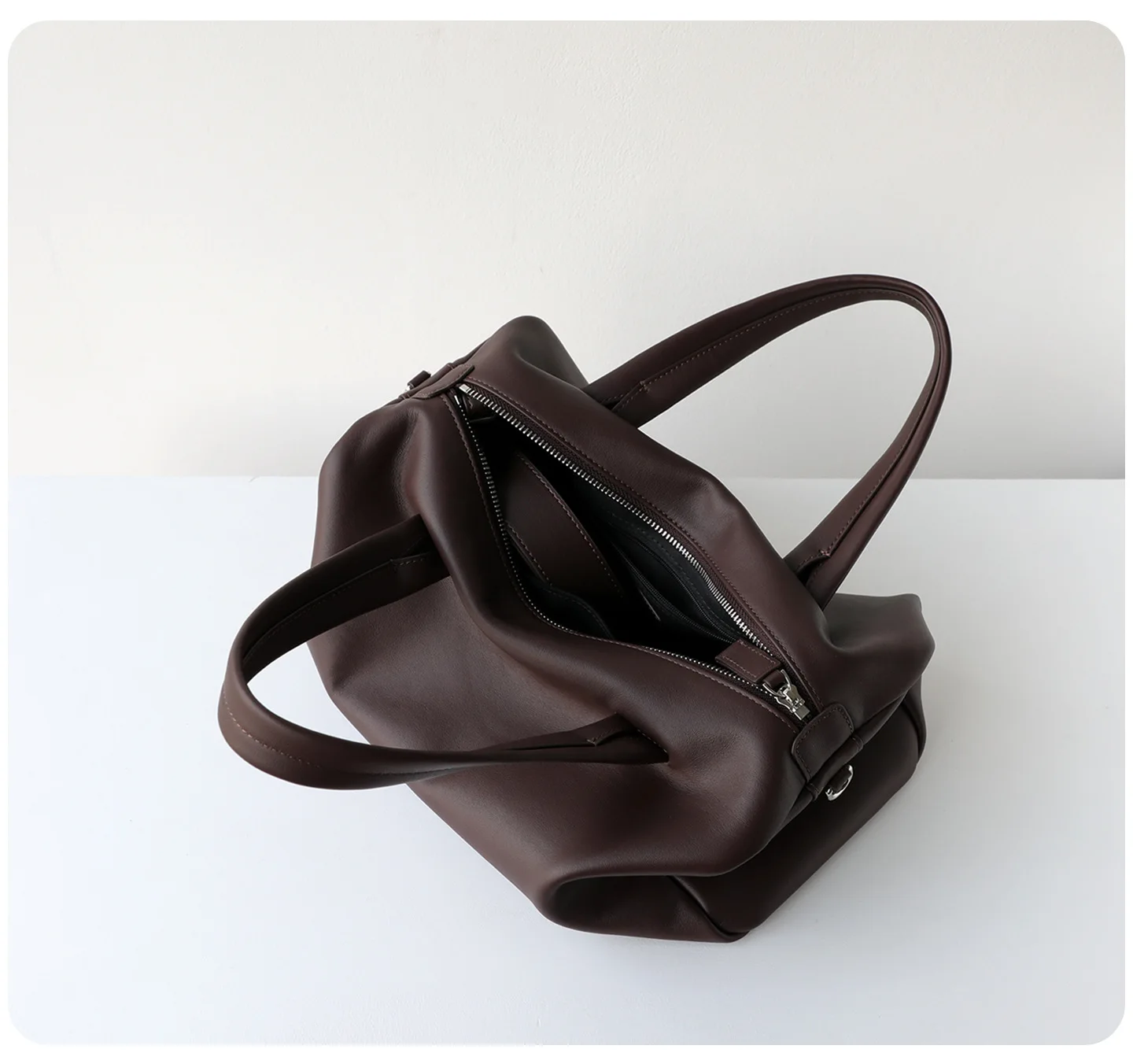 sacs pour femmes en cuir véritable femmes sacs à main à bandoulière grande capacité banlieue boston oreiller sac