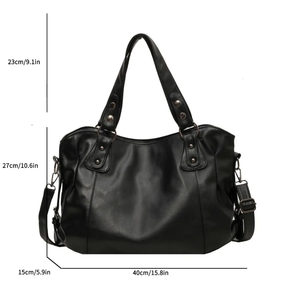 sac à main hobo femme grande capacité sacs à bandoulière grand style sac fourre tout décontracté dames a4 sacs à bandoulière en cuir souple sac d'affaires