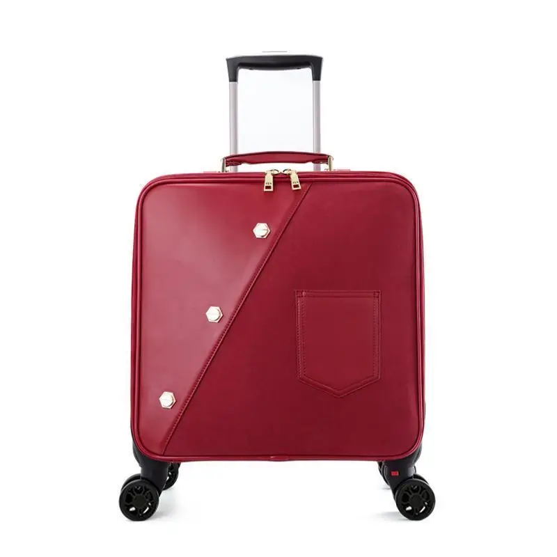 valise à bagages de mariage pour femmes, chariot à main avec roulettes, sac de voyage léger pour les voyages aériens, les voyages d'affaires