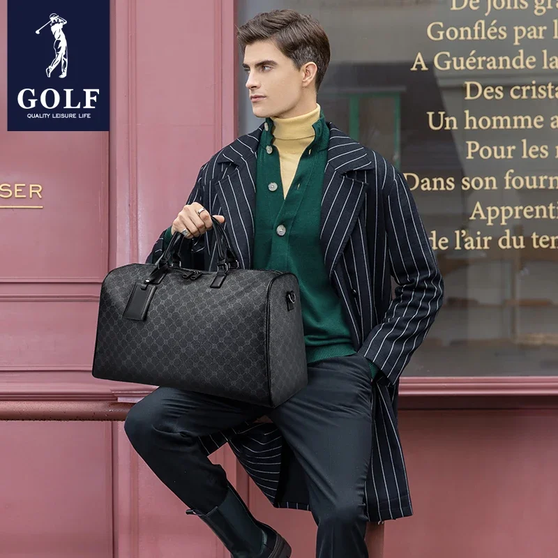 sac à main de luxe en cuir pour homme, bagage de voyage d'affaires, grande capacité, court voyage, initié