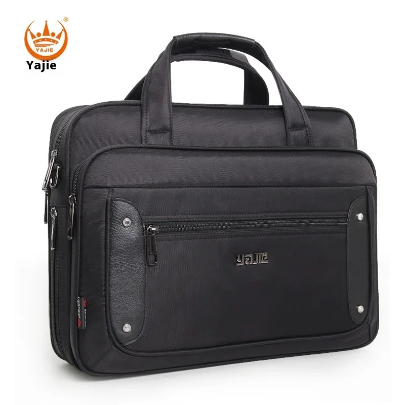 sac à main en toile de grande capacité pour homme, sacoche d'affaires, pour ordinateur portable, 14, 15.6, 17 pouces, 19