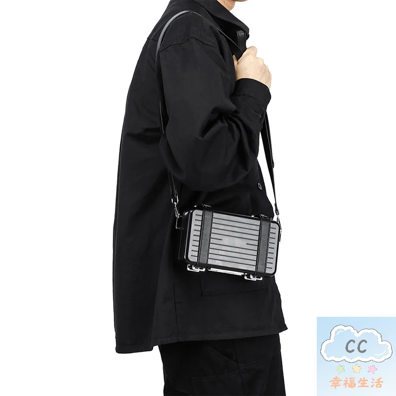 sac à main classique et élégant en forme de bagage rigide : cadeau de sac à bandoulière au design créatif