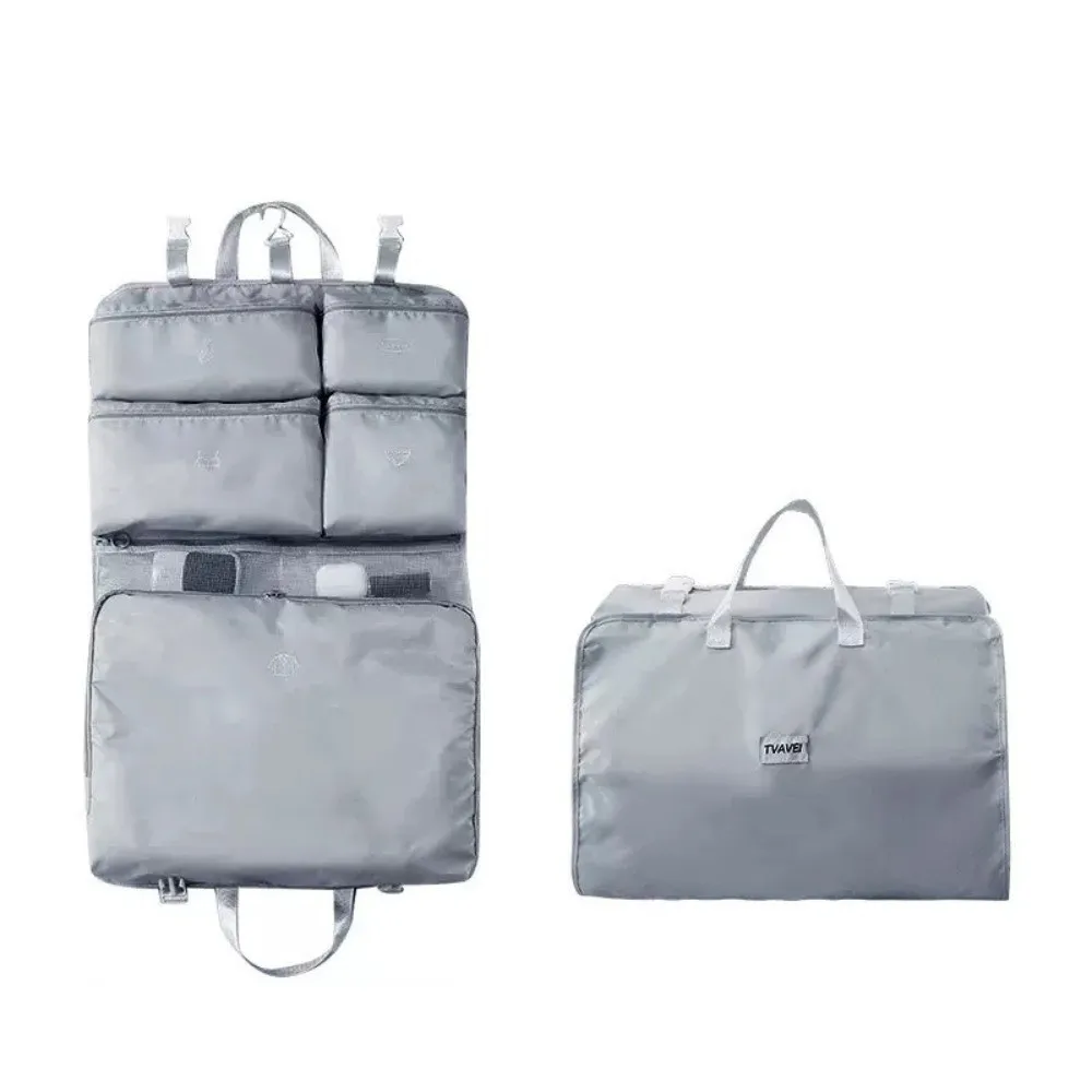 pochette de rangement de bagages suspendue, sac de voyage pliable de grande capacité, organisateur résistant à l'humidité et à la poussière