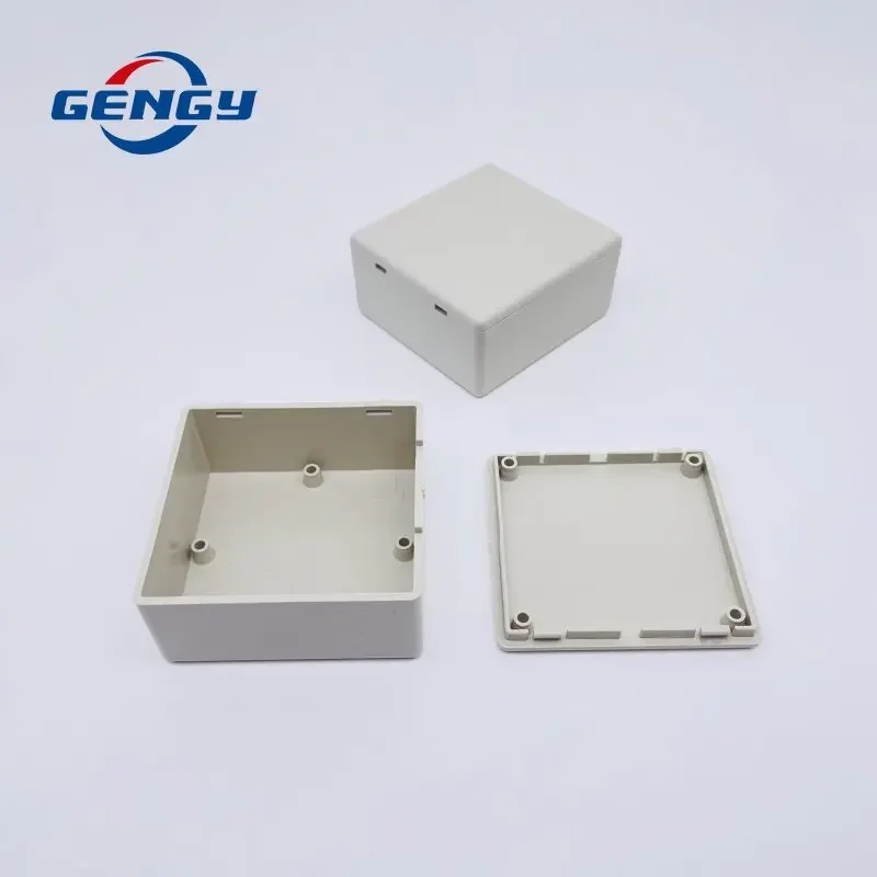 boîtier de boîtier en plastique, boîte de projet, coque de rangement, boîtier d'instrument, fournitures électroniques sans vis, pas jit