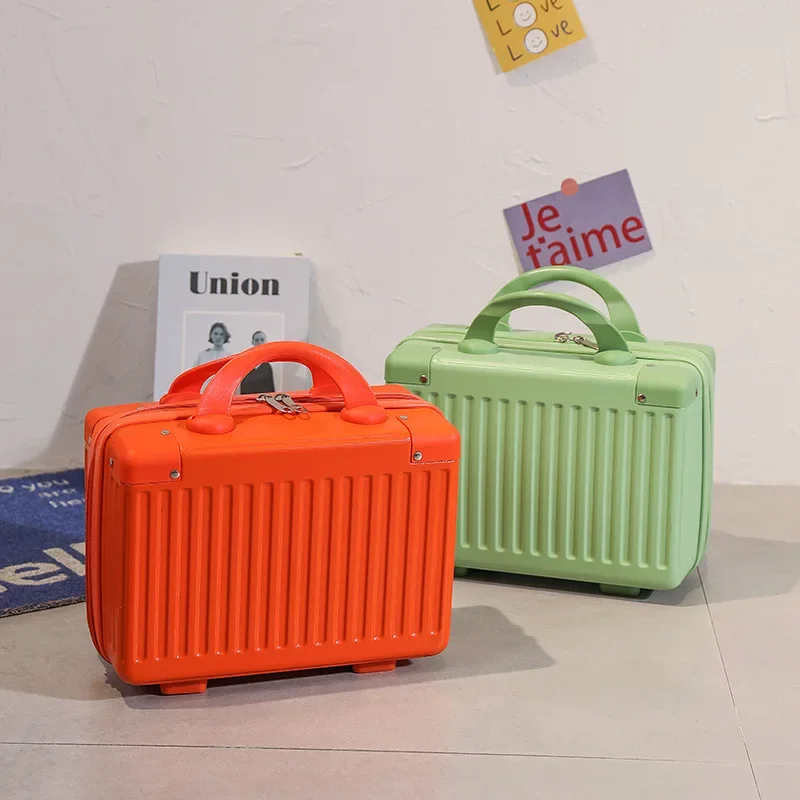 petite valise de voyage electrolux pour femme, trousse de maquillage, valise à main, sac à cosmétiques, petite cabine, valise de voyage, boîte de rangement, bagages, 14"