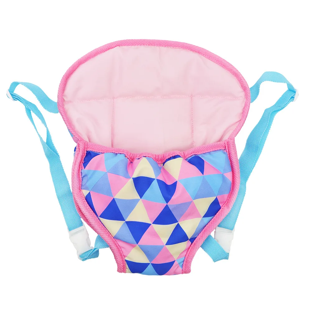sac à dos de poupée pour poupées de 43cm, mini sac de transport, costume pour bébé né, adapté aux poupées de 18 pouces, cadeau d'anniversaire pour fille