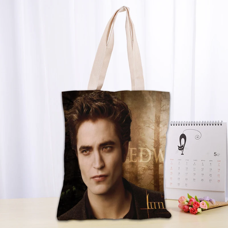 twilight tv sac fourre tout femmes toile tissu sacs eco réutilisable sacs à provisions voyage plage décontracté utile sac à bandoulière