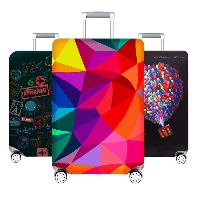 juste de protection élastique pour bagages de voyage, accessoires de valise, étui à bagages, housse pour s, m, l, xl, 18-32"