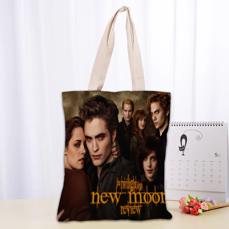 twilight tv sac fourre-tout femmes toile tissu sacs eco réutilisable sacs à provisions voyage plage décontracté utile sac à bandoulière
