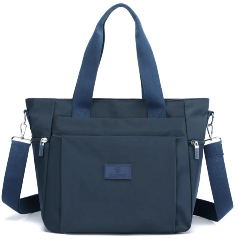 sacs à main de luxe en nylon pour femmes, à poignée supérieure, à la mode, de marque