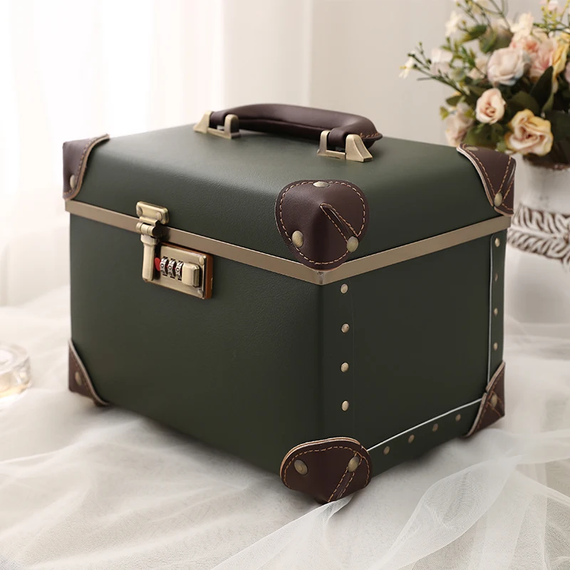 trousse de maquillage professionnelle en cuir pu pour femme, jolie trousse à cosmétiques étanche, trousse de toilette personnalisée, trousse d'évaluation de beauté et de manucure