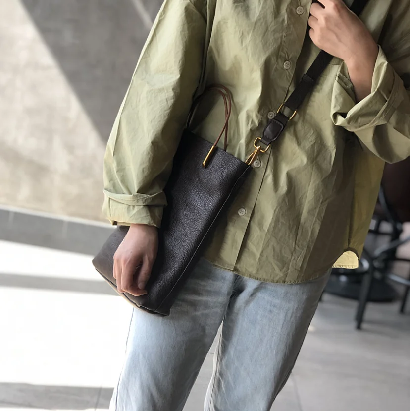 seau en cuir véritable femmes sac nouveau rétro nature peau de vache souple sac à main polyvalent concepteur de haute qualité sacs à bandoulière