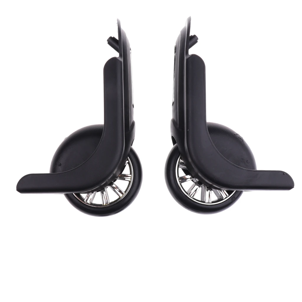 couple de roulettes de réparation de bagages, remplacement pour valise, sacs de voyage, accessoires de roue de bagage