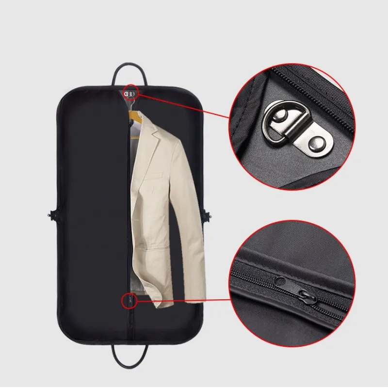 jxsltc sac d'affaires hommes costume d'affaires d'eau costume sac en nylon sac de rangement de costume de voyage adapté au sac suspendu de costume