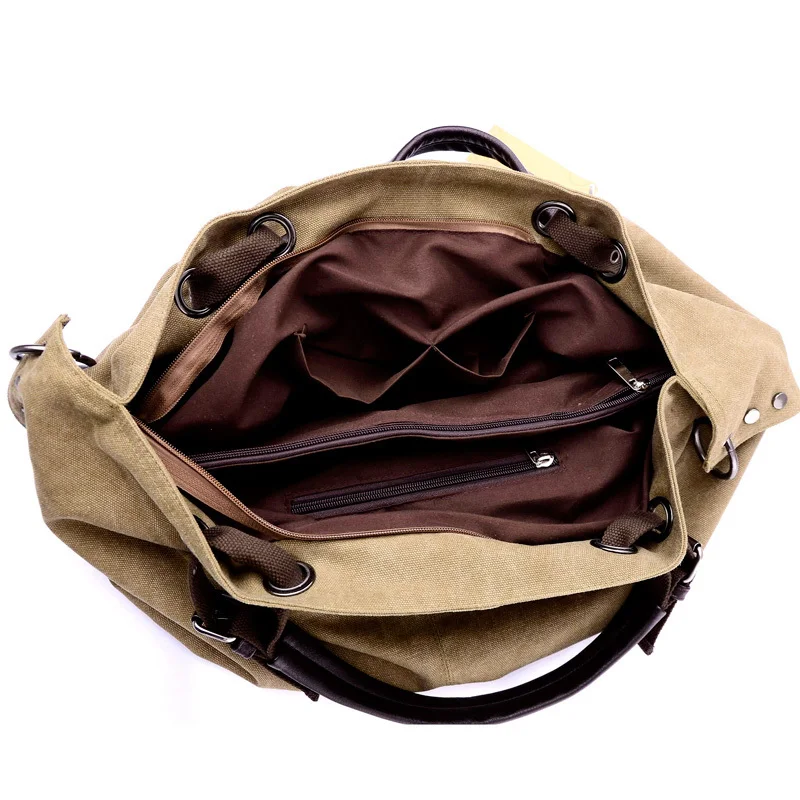 sacs à main en toile pour femmes, sacoches fourre tout pour dames, sacs à bandoulière à poignée supérieure