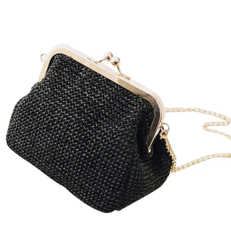 petits sacs à bandoulière boho pour femmes, pocommuniste de soirée à loquet, sac à main en paille pour dames, sacoche de plage en rotin