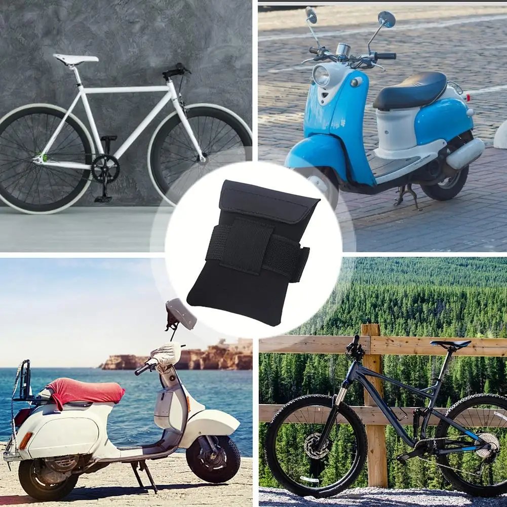 kit de sacoche de vélo, pochette sous siège, petite pochette de selle de vélo, sac de selle, kit d'outils multifonctions, grande capacité