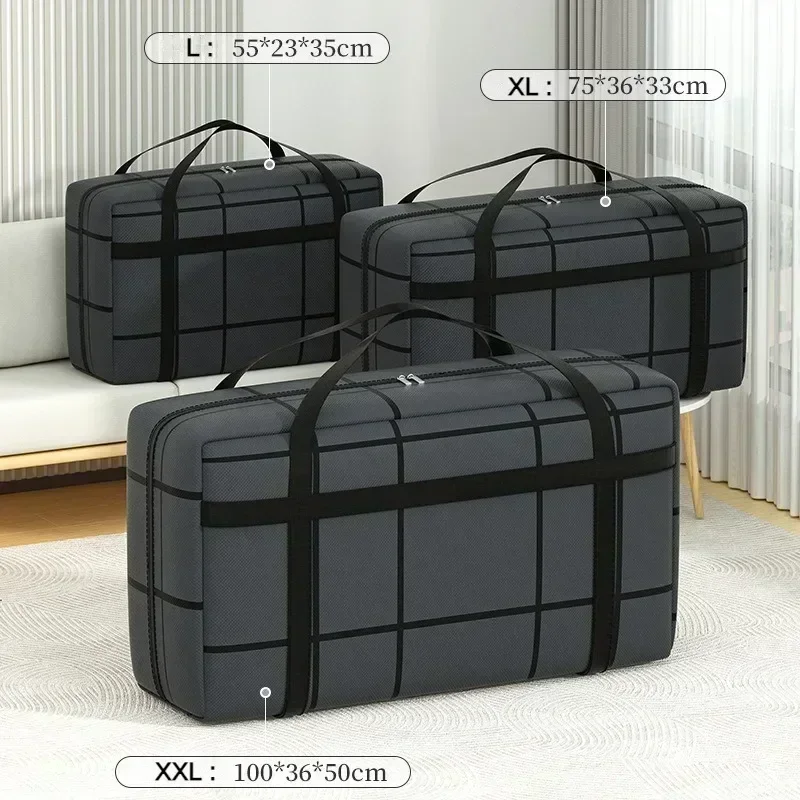 sac de rangement de couette, sac d'emballage de voyage en mouvement pour bagages, couette spéciale pour vêtements ménagers, sac pour vêtements de grande capacité