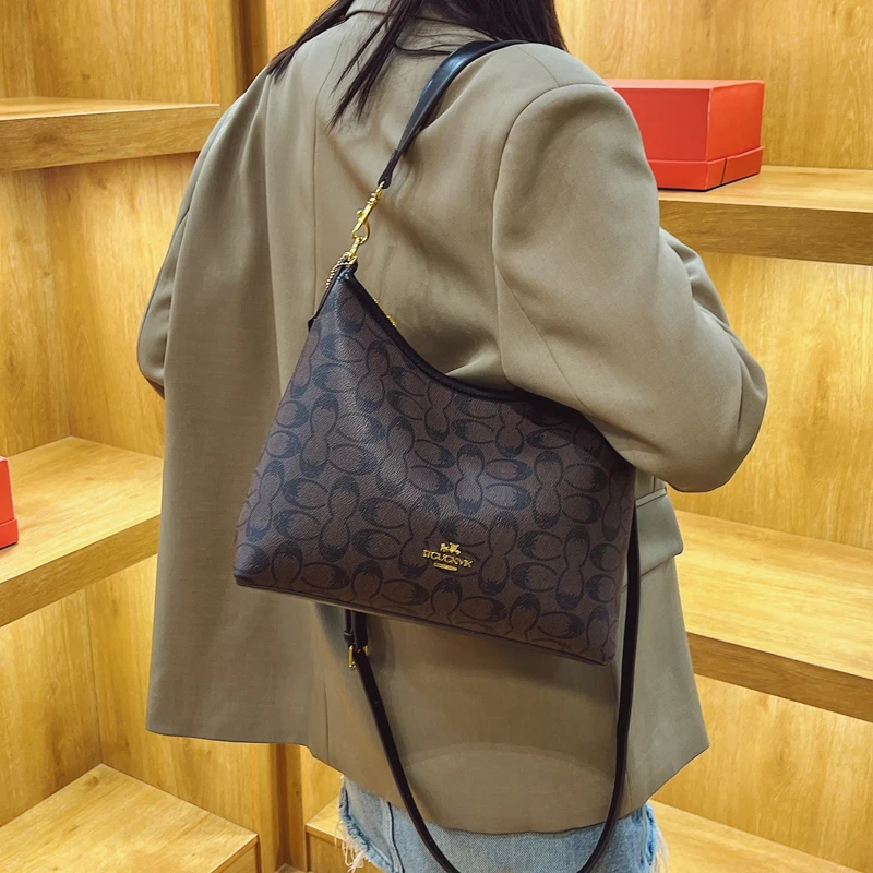 sac à main en cuir de luxe pour femmes, sac à bandoulière élégant, fourre tout classique pour chic, moderne, style quotidien