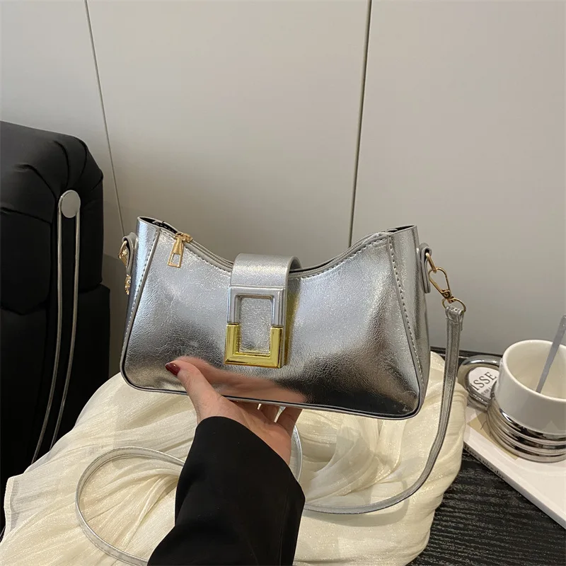 Sac à bandoulière rétro Chic pour femmes, petit Design tendance, élégant, Baguette française, sous les bras, accessoire polyvalent, 2025