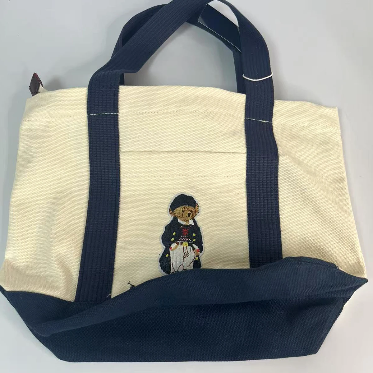 sac fourre tout en toile pour femmes, grande capacité, sac à bandoulière carré tendance avec fermeture à glissière et sangle rayée pour le shopping, usage quotidien