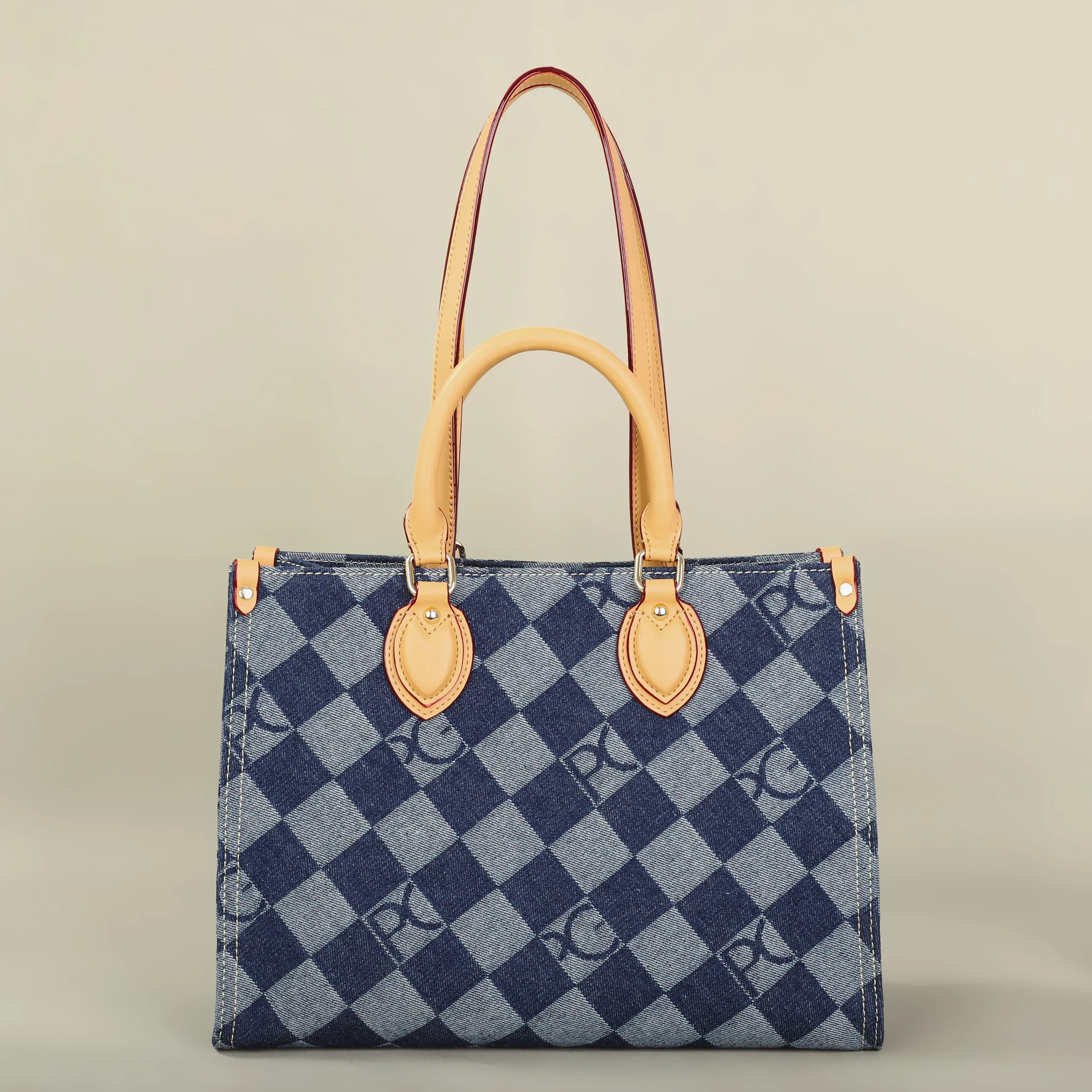 pg carré grande capacité sac à bandoulière unique dames mode multi fonction sac coton conception de luxe tout nouveau sac cartable 2025