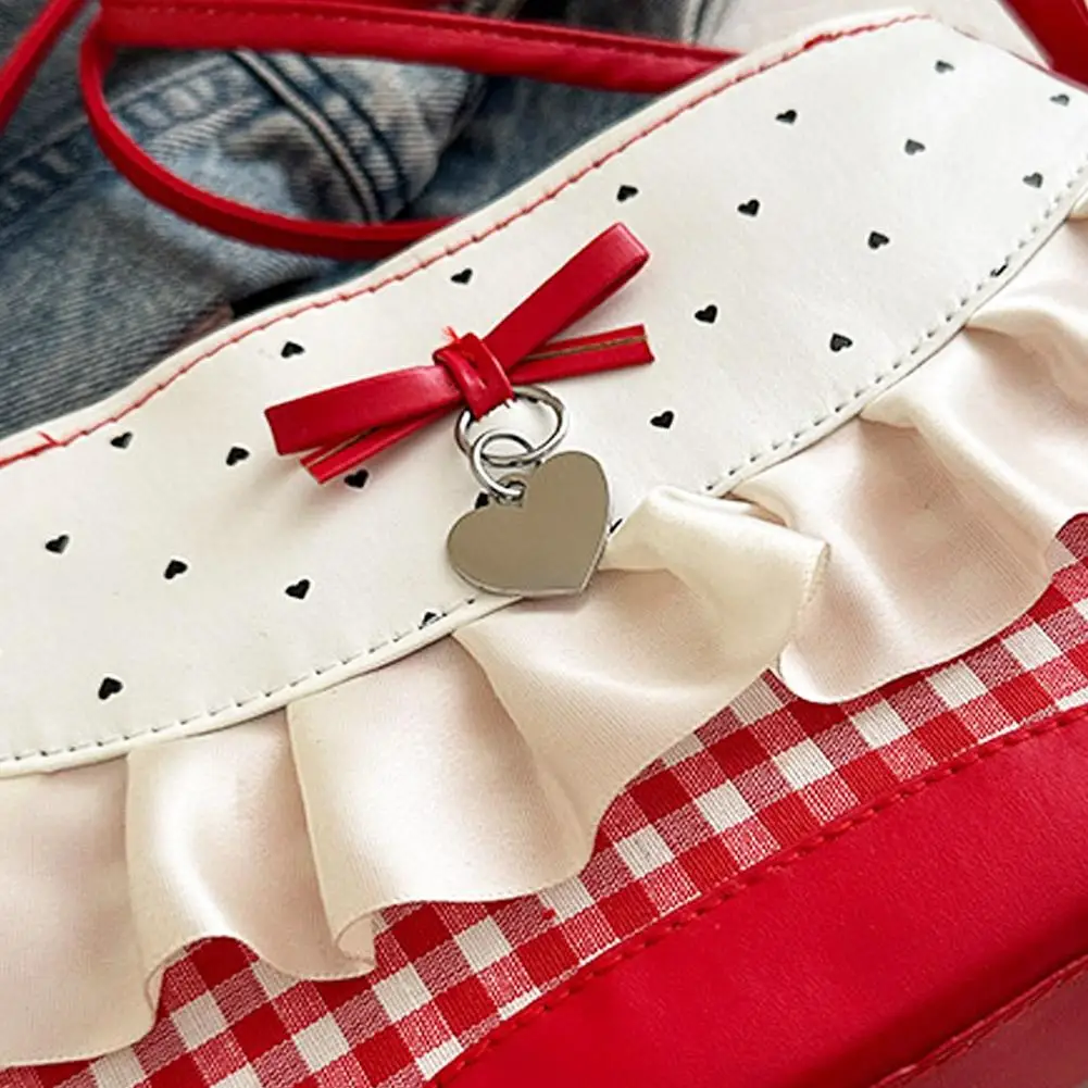 sac à main à nœud sous les bras pour femmes, sac d'oreiller tendance, sac à bandoulière polyvalent en dentelle, sac à main doux et mignon