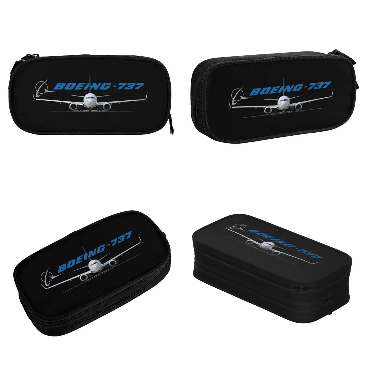 Étuis à crayons créatifs airbus 737, boîte à crayons d'avion, stylo pour étudiant, grand sac de rangement, papeterie cadeaux scolaires pour étudiants