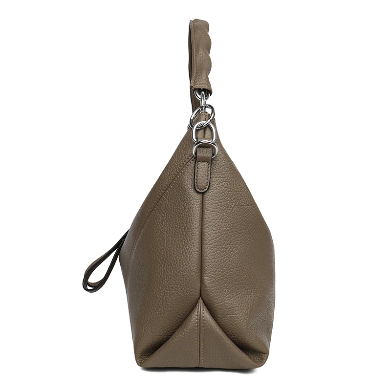 sac à main en cuir souple de grande capacité pour femmes, sac à bandoulière pour dames, sac à bandoulière à une épaule, sac pour mère d'âge moyen